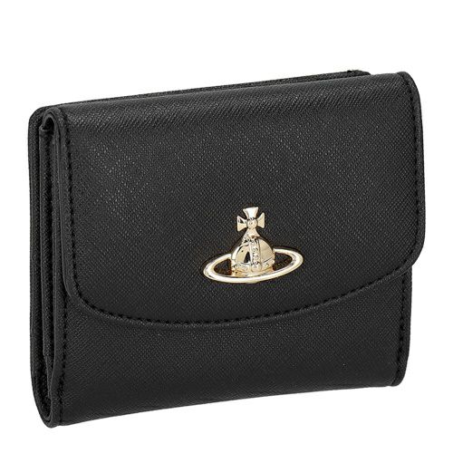 ヴィヴィアンウエストウッド 二つ折り財布 レディース ブラック Vivienne Westwood 51150032W S0021 N402 BLACK