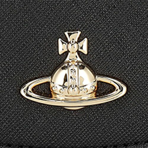 ヴィヴィアンウエストウッド 二つ折り財布 レディース ブラック Vivienne Westwood 51150032W S0021 N402 BLACK
