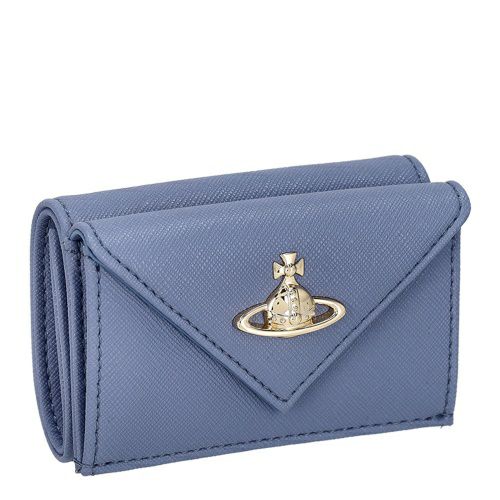 ヴィヴィアンウエストウッド 三つ折り財布 レディース ブルー Vivienne Westwood 5115002EW S0021 K401 BLUE