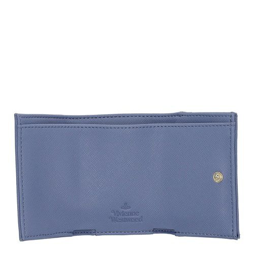 ヴィヴィアンウエストウッド 三つ折り財布 レディース ブルー Vivienne Westwood 5115002EW S0021 K401 BLUE