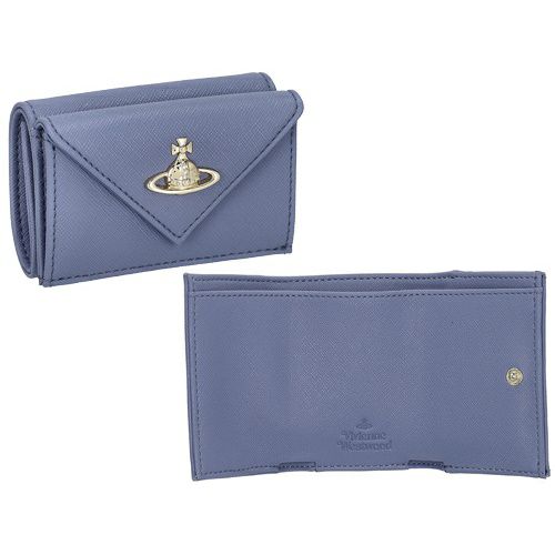 ヴィヴィアンウエストウッド 三つ折り財布 レディース ブルー Vivienne Westwood 5115002EW S0021 K401 BLUE