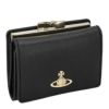 ヴィヴィアンウエストウッド 三つ折り財布 レディース ブラック Vivienne Westwood 5115002MW S0021 N402 BLACK