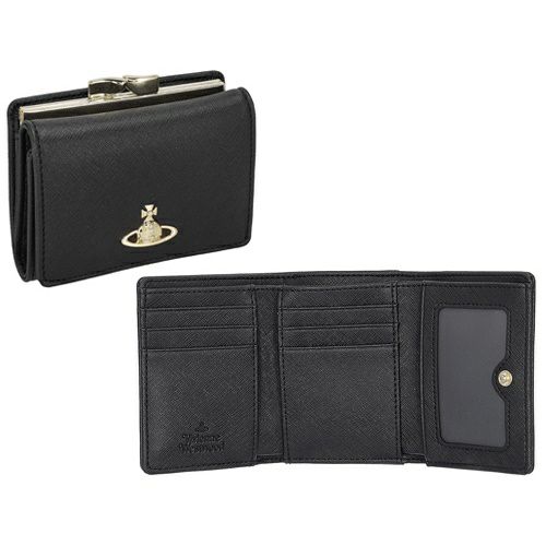 ヴィヴィアンウエストウッド 三つ折り財布 レディース ブラック Vivienne Westwood 5115002MW S0021 N402 BLACK