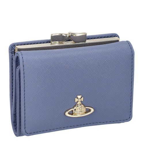 ヴィヴィアンウエストウッド 三つ折り財布 レディース ブルー Vivienne Westwood 5115002MW S0021 K401 BLUE