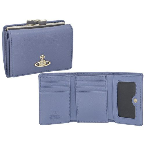 ヴィヴィアンウエストウッド 三つ折り財布 レディース ブルー Vivienne Westwood 5115002MW S0021 K401 BLUE