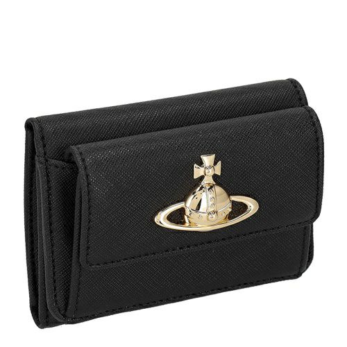 ヴィヴィアンウエストウッド 三つ折り財布 レディース ブラック Vivienne Westwood 5115002TW S0021 N402 BLACK