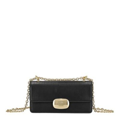 コーチ アウトレット ショルダーバッグ レディース エライザ フラップ クロスボディ ブラック COACH OUTLET CP008 IMBLK