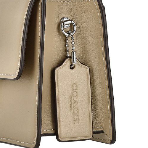 コーチ アウトレット ショルダーバッグ レディース エライザ フラップ クロスボディ ブラウン COACH OUTLET CP008 SV/TP トープ