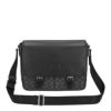 コーチ アウトレット ショルダーバッグ メンズ スプリント メッセンジャー・シグネチャー ジャカード ブラック COACH OUTLET CR334 SVO1U チャコール/ブラック