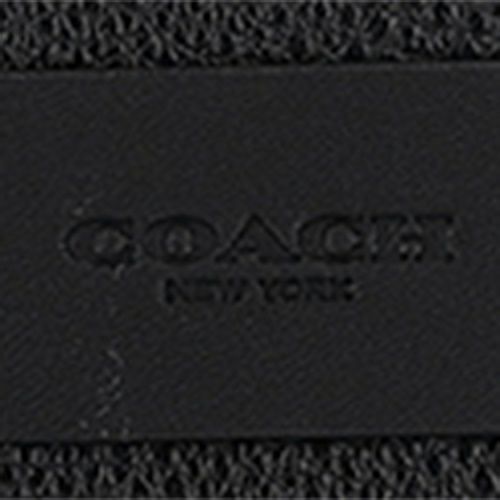 コーチ アウトレット ショルダーバッグ メンズ スプリント メッセンジャー・シグネチャー ジャカード ブラック COACH OUTLET CR334 SVO1U チャコール/ブラック