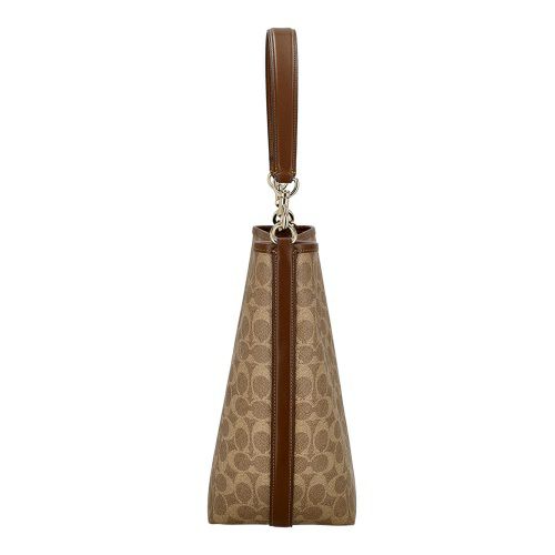 コーチ アウトレット ショルダーバッグ レディース シティ ラージ バケット バッグ・シグネチャー ブラウン COACH OUTLET CT802 IMXHE タン/ブラウン