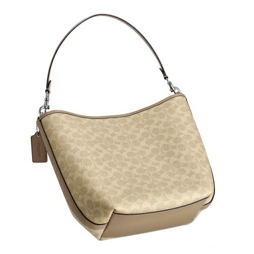 コーチ アウトレット ショルダーバッグ レディース シティ ラージ バケット バッグ・シグネチャー ベージュ COACH OUTLET CT802 SVPWH サンド/トープ
