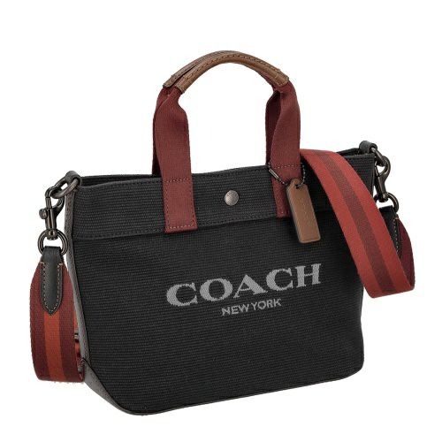 コーチ アウトレット ショルダーバッグ レディース トート 20・カラーブロック ブラック COACH OUTLET CU299 JIBLK ブラック/レッド