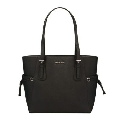 マイケルコース トートバッグ レディース VOYAGER サフィアーノ レザー トート ラージ ブラック MICHAEL KORS 35S5SV6T7L BLACK