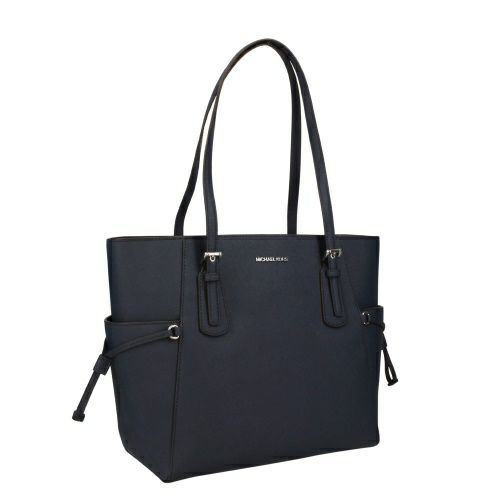マイケルコース トートバッグ レディース VOYAGER サフィアーノ レザー トート ラージ ネイビー MICHAEL KORS 35S5SV6T7L NAVY