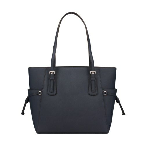 マイケルコース トートバッグ レディース VOYAGER サフィアーノ レザー トート ラージ ネイビー MICHAEL KORS 35S5SV6T7L NAVY