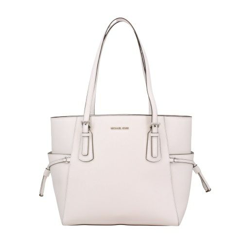 マイケルコース トートバッグ レディース VOYAGER サフィアーノ レザー トート ラージ ホワイト MICHAEL KORS 35S5SV6T7L OPTIC WHITE