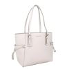 マイケルコース トートバッグ レディース VOYAGER サフィアーノ レザー トート ラージ ホワイト MICHAEL KORS 35S5SV6T7L OPTIC WHITE