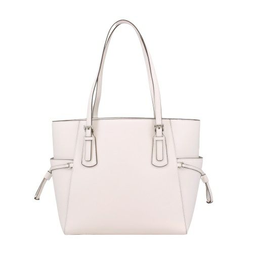 マイケルコース トートバッグ レディース VOYAGER サフィアーノ レザー トート ラージ ホワイト MICHAEL KORS 35S5SV6T7L OPTIC WHITE