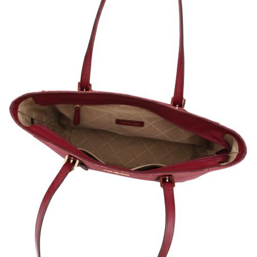 マイケルコース トートバッグ レディース アリア ラージ シグネチャー ロゴ ジャカード トートバッグ レッド MICHAEL KORS 38T2GXAT3J MULBERRY
