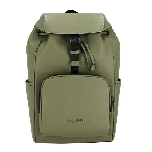 コーチ アウトレット バックパック リュックサック メンズ レーサー バックパック グリーン COACH OUTLET CU112 QBMGR ミリタリーグリーン