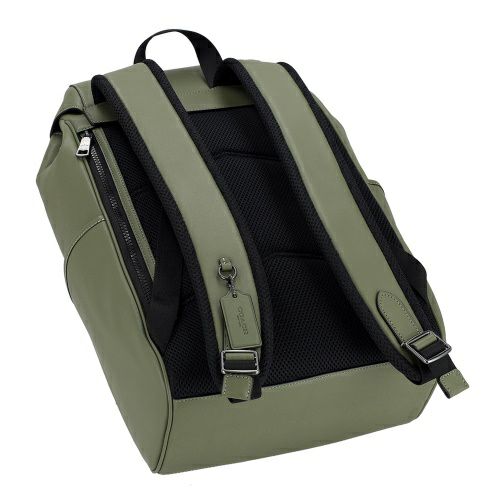 コーチ アウトレット バックパック リュックサック メンズ レーサー バックパック グリーン COACH OUTLET CU112 QBMGR ミリタリーグリーン