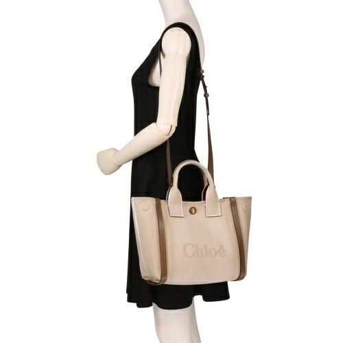 クロエ ハンドバッグ レディース CHLOE CARRY TOTE ベージュ CHLOE CHC25SS910 O65 23N VEGETAL BEIGE