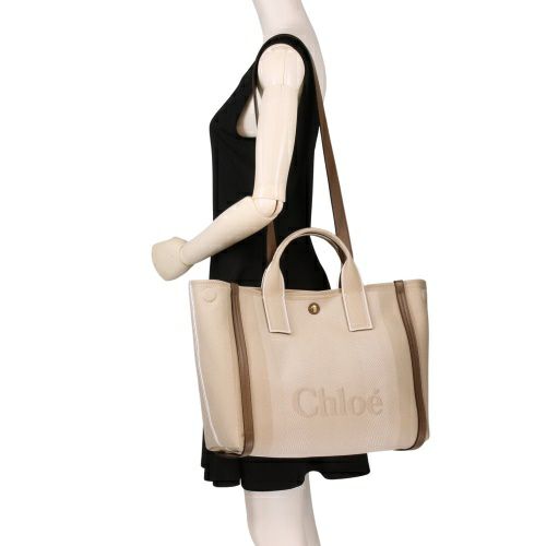 クロエ ハンドバッグ レディース CHLOE CARRY TOTE ベージュ CHLOE CHC25SS910 O65 23N VEGETAL BEIGE