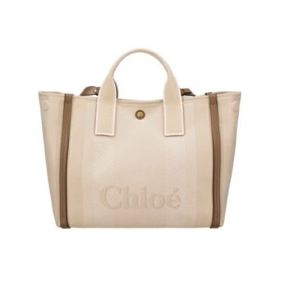 クロエ ハンドバッグ レディース CHLOE CARRY SMALL TOTE ベージュ CHLOE CHC25SS911 O65 23N VEGETAL BEIGE