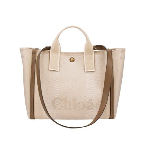 クロエ ハンドバッグ レディース CHLOE CARRY SMALL TOTE ベージュ CHLOE CHC25SS911 O65 23N VEGETAL BEIGE