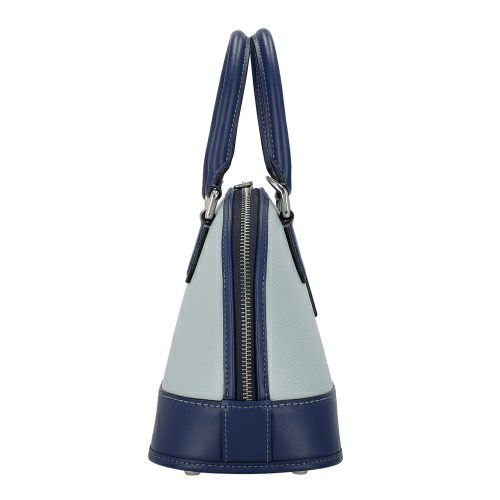 コーチ アウトレット ハンドバッグ レディース サブリナ サッチェル バッグ・カラーブロック ブルー COACH OUTLET CAM56 SVXUS シルバー/ライトブルー/ディープブルー