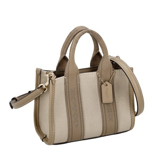 コーチ アウトレット ハンドバッグ レディース ミニ トート ベージュ COACH OUTLET CAQ02 IMLG6 ベージュ
