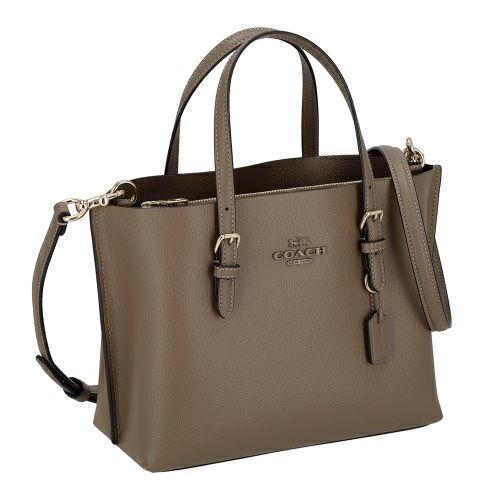 コーチ アウトレット ハンドバッグ レディース モリー レザー トート 25 brown COACH OUTLET CV966 IMV2R ダークストーン