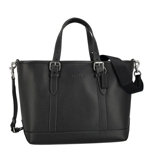 コーチ アウトレット ハンドバッグ メンズ ワーナー トート バッグ ブラック COACH OUTLET CW213 SV/BK