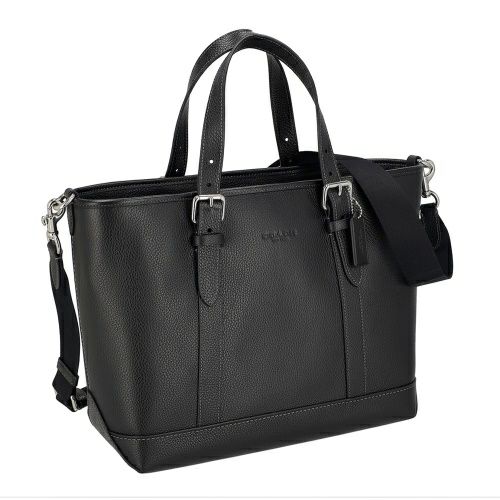 コーチ アウトレット ハンドバッグ メンズ ワーナー トート バッグ ブラック COACH OUTLET CW213 SV/BK