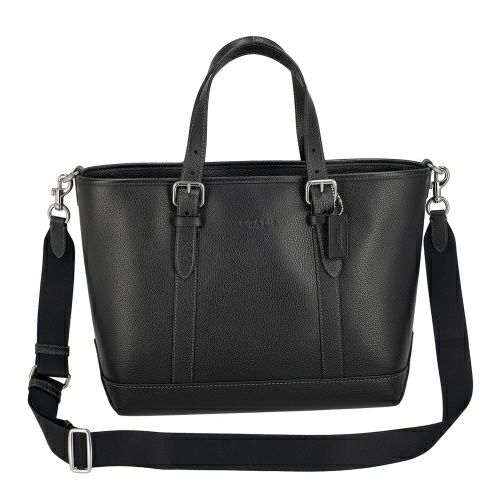 コーチ アウトレット ハンドバッグ メンズ ワーナー トート バッグ ブラック COACH OUTLET CW213 SV/BK