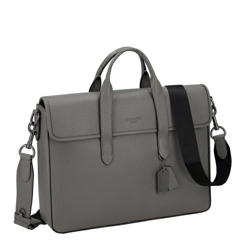 コーチ アウトレット ビジネスバッグ メンズ サリバン ポートフォリオ ブリーフ グレー COACH OUTLET C9875 QBCHR チャコール