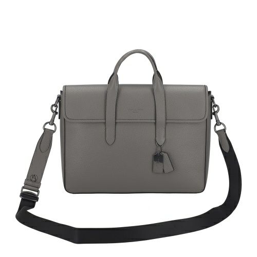 コーチ アウトレット ビジネスバッグ メンズ サリバン ポートフォリオ ブリーフ グレー COACH OUTLET C9875 QBCHR チャコール