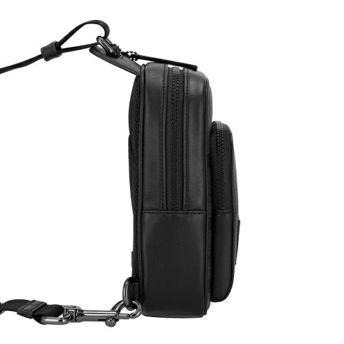 コーチ アウトレット ボディバッグ メンズ シグネチャー ブラック COACH OUTLET CV763 QBMI5 チャコール/ブラック