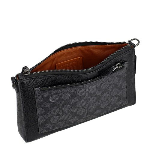 コーチ アウトレット ショルダーバッグ メンズ シグネチャー