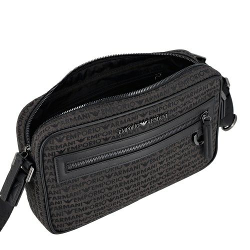 エンポリオアルマーニ ショルダーバッグ メンズ ブラック EMPORIO ARMANI EM001210 AF13823 U8168