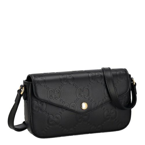グッチ ショルダーバッグ レディース GG スーパーミニ ショルダーバッグ ブラック GUCCI 772794 AADLO 1000
