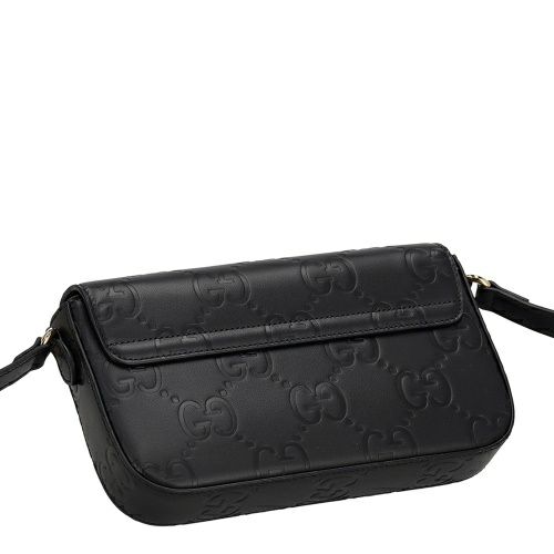 グッチ ショルダーバッグ レディース GG スーパーミニ ショルダーバッグ ブラック GUCCI 772794 AADLO 1000