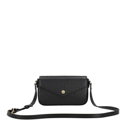 グッチ ショルダーバッグ レディース GG スーパーミニ ショルダーバッグ ブラック GUCCI 772794 AADLO 1000