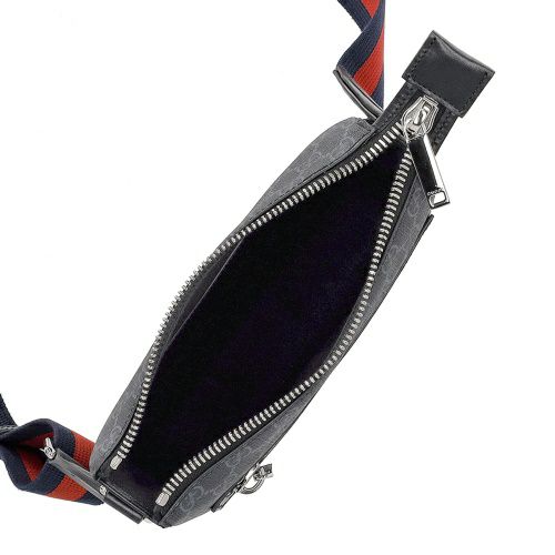 グッチ ショルダーバッグ メンズ レディース GG ブラック スモール メッセンジャーバッグ ブラック GUCCI 792082 FADJA 1042