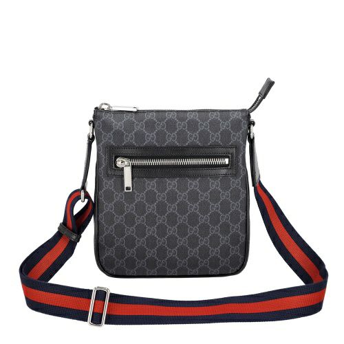 グッチ ショルダーバッグ メンズ レディース GG ブラック スモール メッセンジャーバッグ ブラック GUCCI 792082 FADJA 1042