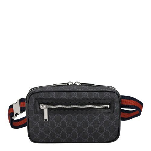 グッチ ショルダーバッグ メンズ レディース GG ブラック スモール ベルトバッグ ブラック GUCCI 792094 FADJM 1043