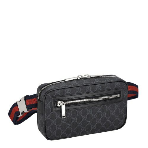 グッチ ショルダーバッグ メンズ レディース GG ブラック スモール ベルトバッグ ブラック GUCCI 792094 FADJM 1043