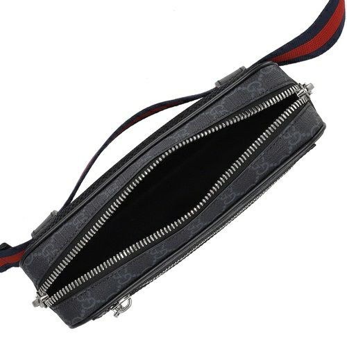 グッチ ショルダーバッグ メンズ レディース GG ブラック スモール ベルトバッグ ブラック GUCCI 792094 FADJM 1043