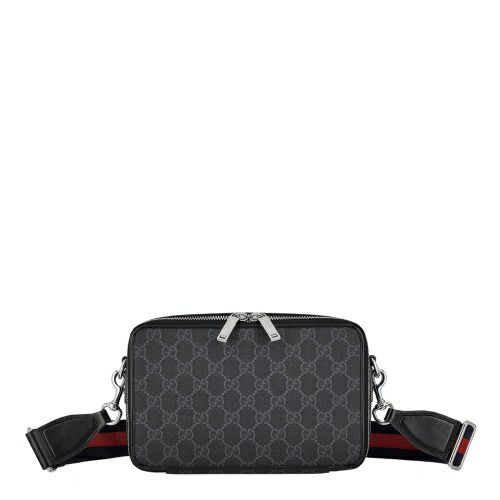グッチ ショルダーバッグ メンズ レディース GG ブラック スモール ショルダーバッグ ブラック GUCCI 792456 FADJA 1042